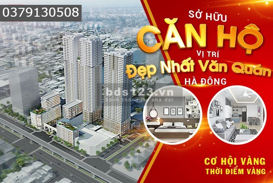 Mở bán đợt 1 căn hộ chung cư 3 ngủ giá 3 tỷ View hồ Văn Quán liên hệ 0379130508