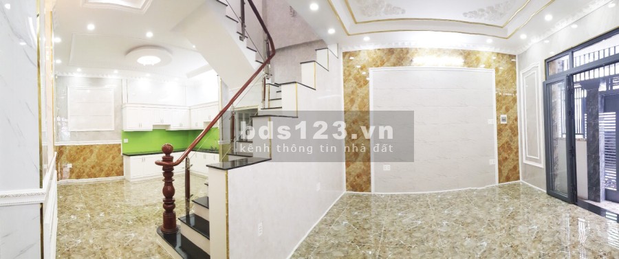 Bán nhà 2 lầu xây dựng mới 100% hẻm đường Huỳnh Tấn Phát, P. Tân Phú, Quận 7