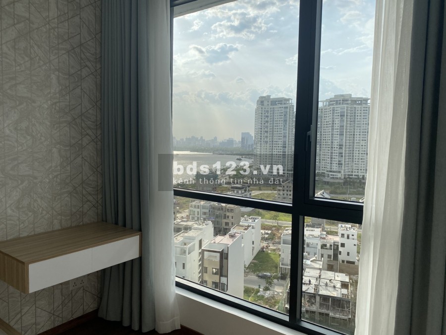 Chính chủ cần cho thuê căn hộ 2pn view sông nhìn về Quận 1, mát mẻ giá thuê 14 triệu/tháng