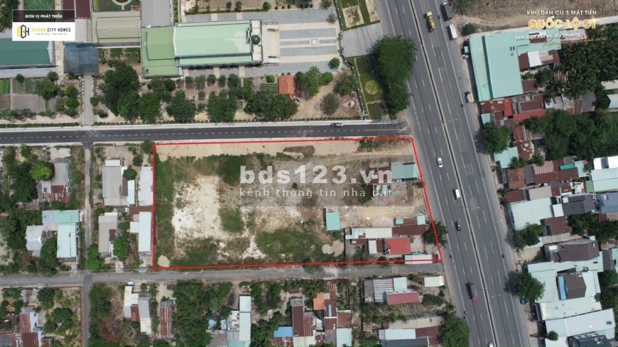 Bán đất nền có sổ 3 mặt tiền đường Quốc Lộ 51m, Phú Mỹ Bà Rịa Vũng Tàu