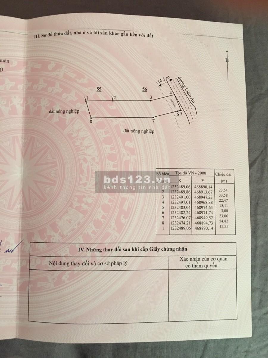 Cần Bán Lô Đất Ở Xã Hồng Liêm, Hàm Thuận Bắc diện tích 1203m2 liên hệ 0379702700