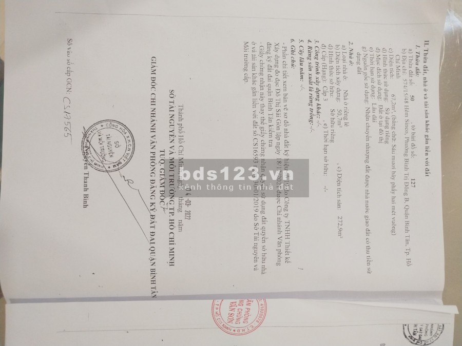 Bán toà nhà hẻm 574 Sinco mới xây 100% giá bán đầu tư sinh lời liên hệ 0901108210