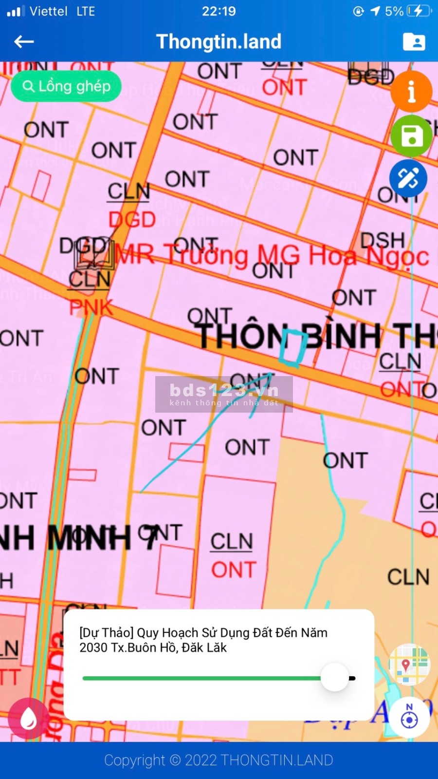 Đất trung tâm xã Bình Thuận/Buôn Hồ diện tích 10x 37, thổ cư 60, giá tốt đầu tư sinh lời