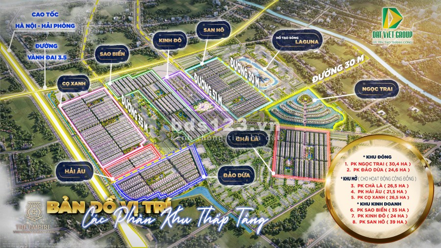 Quỹ căn Quỹ hàng Chà Là- Hải âu Vinhomes Văn Giang The Empire chiết khấu lớn