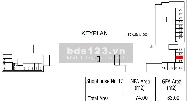 Bán Shophouse One Verandah. Gía chủ đầu tư mặt tiền đường lớn, tiện di chuyển