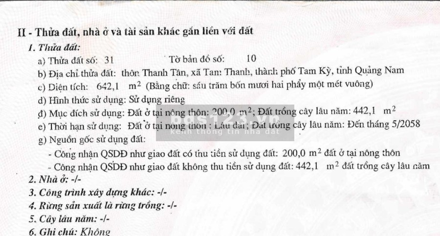 Bán đất rộng 642m2, giá bán 11 triệu/m2, vị trí đắc địa, pháp lý chính chủ, bàn giao đầy đủ
