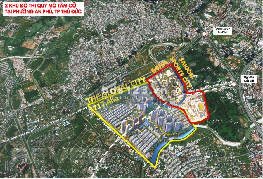 Nhà phố shop thương mại The Global City Quận 9, 348m2 giá CĐT 38tỷ7. Trả 20% nhận nhà. C/Khấu 8%