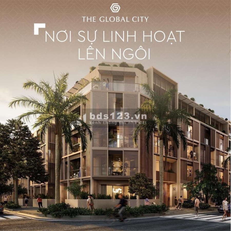 Nhà phố shop thương mại The Global City Quận 9, 348m2 giá CĐT 38tỷ7. Trả 20% nhận nhà. C/Khấu 8%