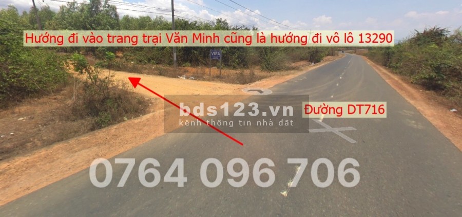 Bán đất cực đẹp giá rẻ gần trang trại 128m mặt tiền đường ô tô ra vào thoải mái, lhcc