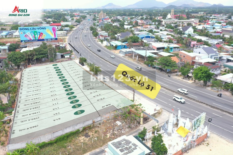 Siêu phẩm 15 lô đất nền thương mại ngay mặt tiền Quốc Lộ 51m2, đầu tư sinh lời hiệu quà