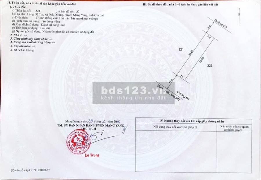 Bán đất nền biệt thự vườn nghỉ dưỡng Mang Yang Gia Lai sổ từng nền giá tốt đầu tư