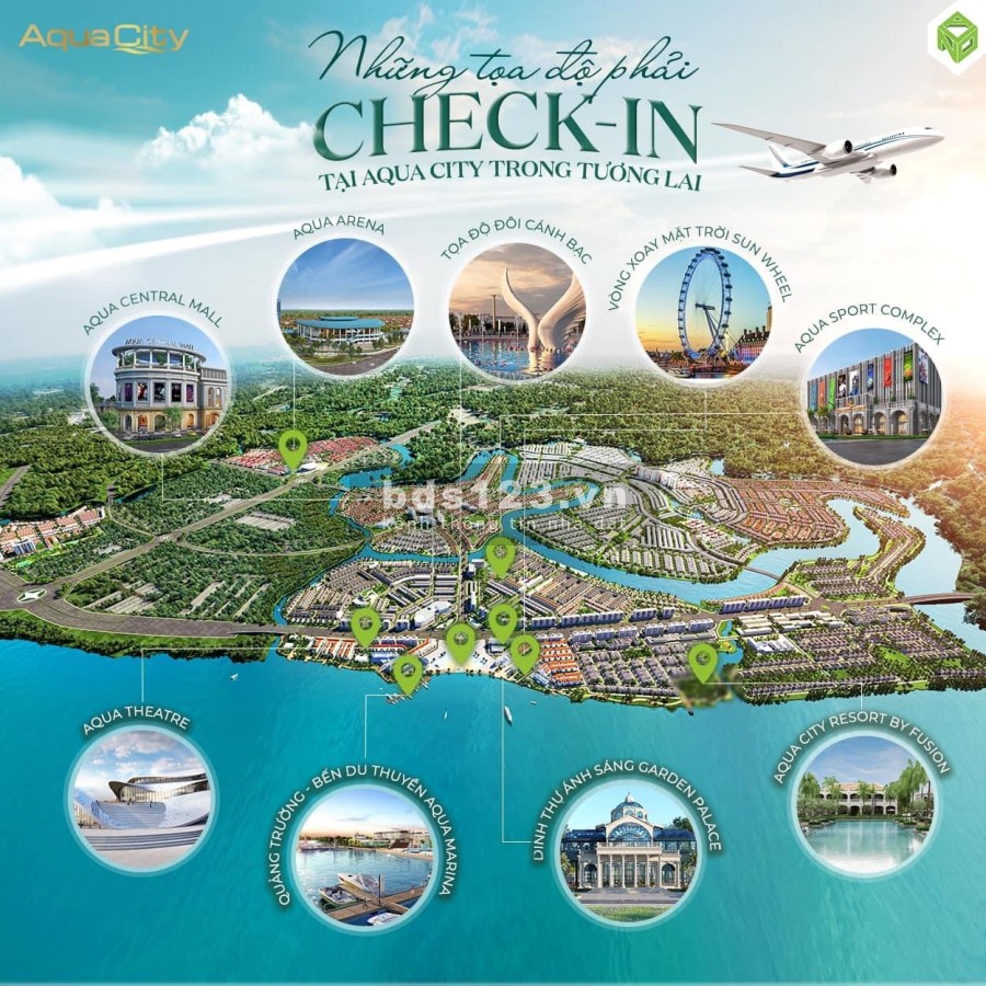 AquaCityNơi Đáng Sống Với Mật Độ Không Gian Xanh Thoáng. An Ninh 4 Lớp Với Mức Độ Riêng Tư Cao Cấp.