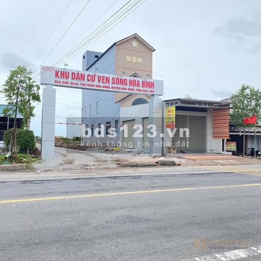 Dự án đất nền Hòa Bình Riverside giá bán 1,3 tỷ/nền khu dân cư, đường lớn xe ra vào