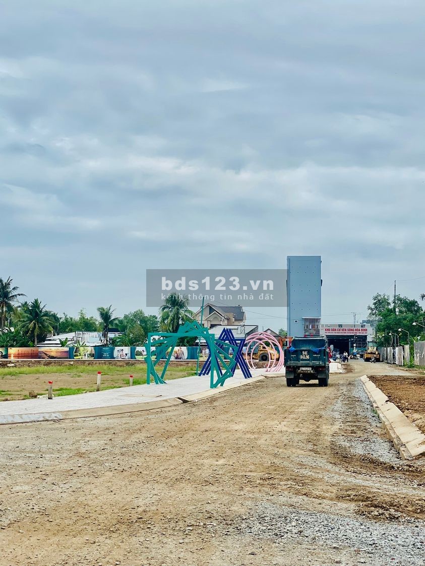 Dự án đất nền Hòa Bình Riverside giá bán 1,3 tỷ/nền khu dân cư, đường lớn xe ra vào