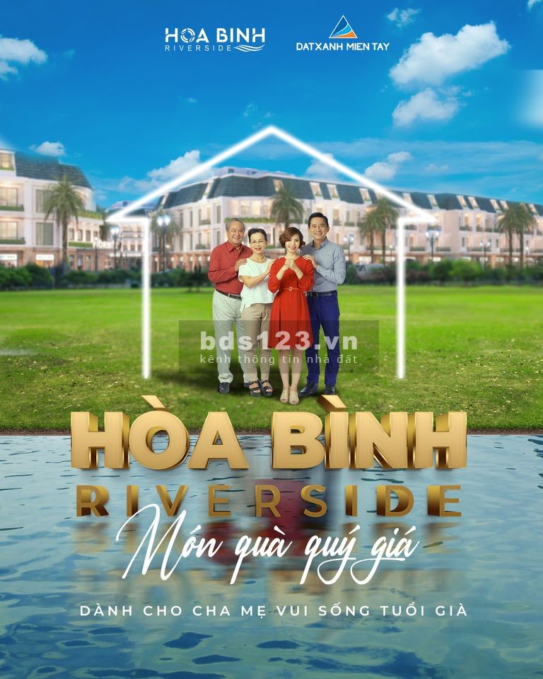 Dự án đất nền Hòa Bình Riverside giá bán 1,3 tỷ/nền khu dân cư, đường lớn xe ra vào