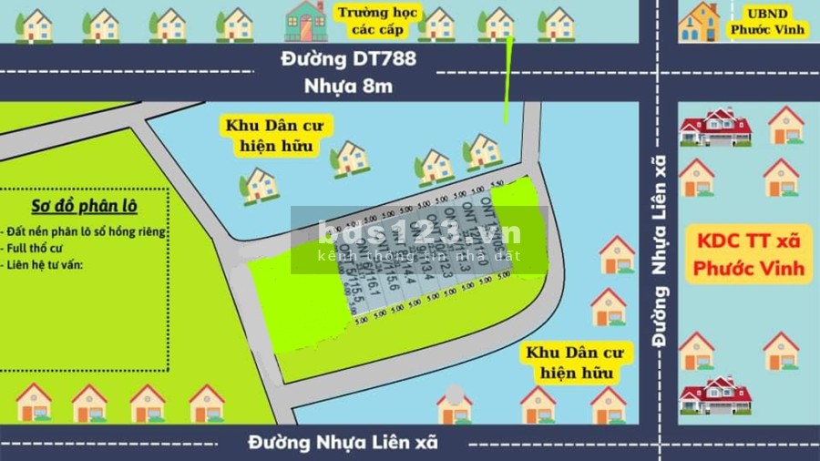 Bán 9 lô đất Châu Thành full thổ cư giá F0 chưa qua đầu tư, liên hệ 0364384197