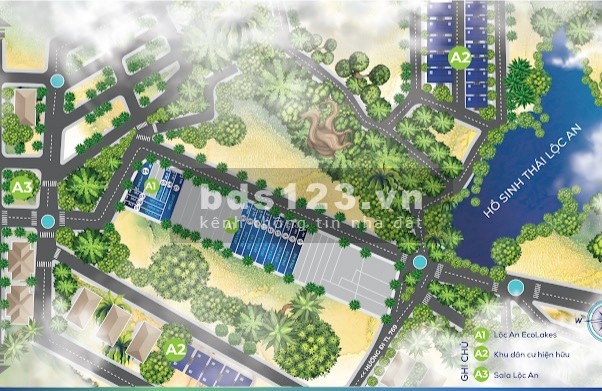 16n nền Tái Định Cư cách SB Long Thành chỉ 4km, view hồ ST Lộc An, khu nghỉ dưỡng, TC, SHR, giá rẻ