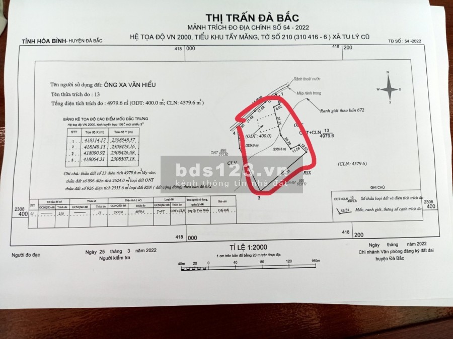 Siêu phẩm tuyệt đẹp thị trấn Đà Bắc cách thành phố 20km liên hệ 0978116550