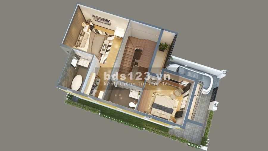 Bán nhà mới xây tại thị trấn, sổ hồng riêng, hỗ trợ trả góp thanh toán linh hoạt