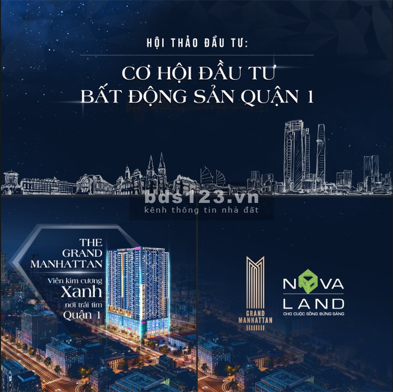 The Grand Manhattan - viên kim cương xanh nơi trái tim Quận 1 giá đầu tư sinh lời