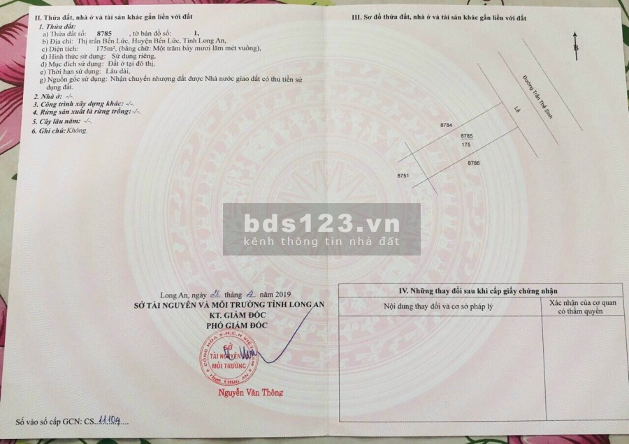 Bán 2 lô đất mặt tiền đường Trần Thế Sinh cực đẹp, thuận tiện kinh doanh