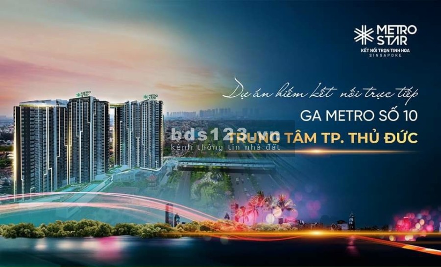 Cần bán căn hộ Metro Star kết nối trọn tinh hoa Singapore, căn hộ cao cấp Luxury