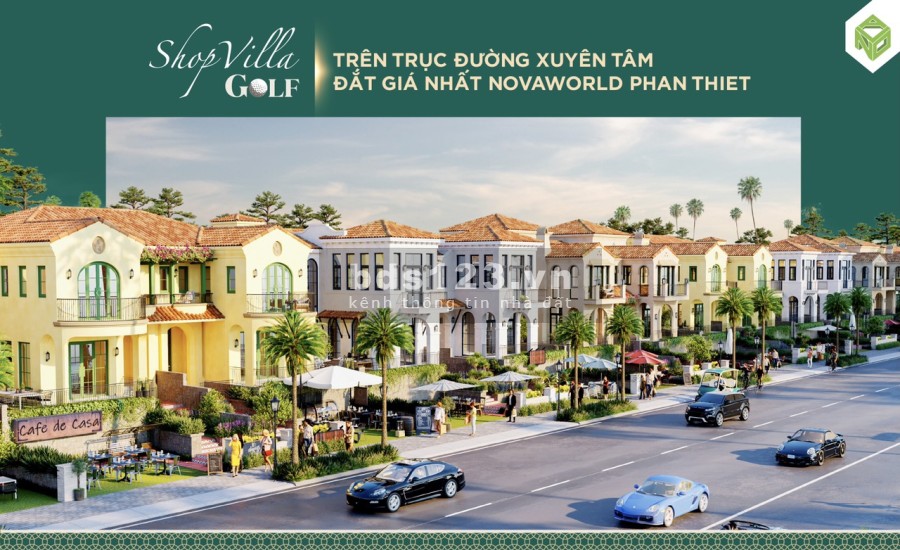 Shop Villa Gofl lợi nhuận giá trị công năng tại mặt tiền với vị trí kim cương 30m, sổ sẵn