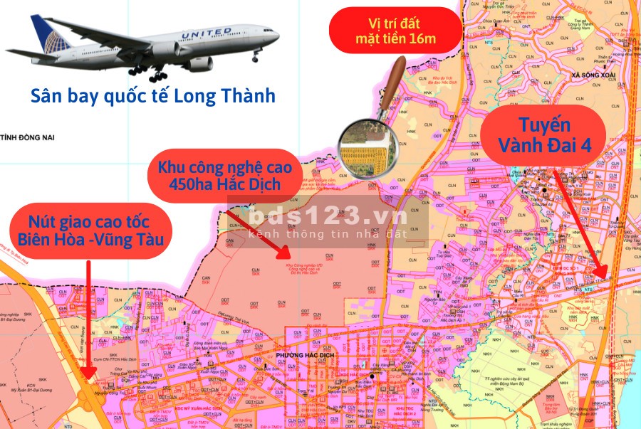 Đất sổ hồng diện tích sử dụng 129m2( 5x25.84), thị xã Phú Mỹ hỗ trợ vay ngân hàng