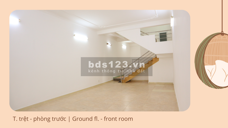Nhà chính chủ 4PN 2PT diện tích 100m2 + sân 30m2 hẻm rộng yên tĩnh giá tốt thị trường