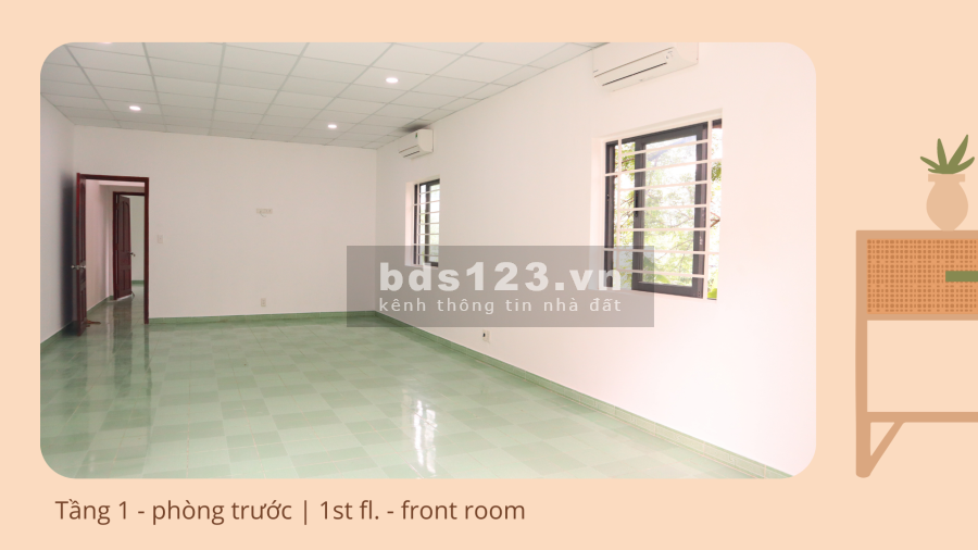 Nhà chính chủ 4PN 2PT diện tích 100m2 + sân 30m2 hẻm rộng yên tĩnh giá tốt thị trường