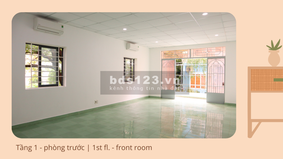 Nhà chính chủ 4PN 2PT diện tích 100m2 + sân 30m2 hẻm rộng yên tĩnh giá tốt thị trường