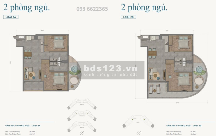 Bán căn góc condotel 2PN Ixora Hồ Tràm, view đẹp, cam kết LN 8%/năm giá tốt đầu tư