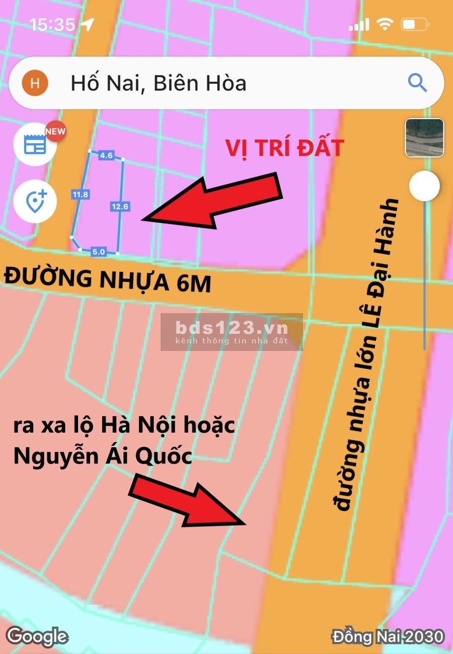 Giá cực tốt cho 6 căn nhà 4.0 gồm 2 lầu, 1 trệt - đất nền tại P. Hố Nai, TP. Biên Hòa
