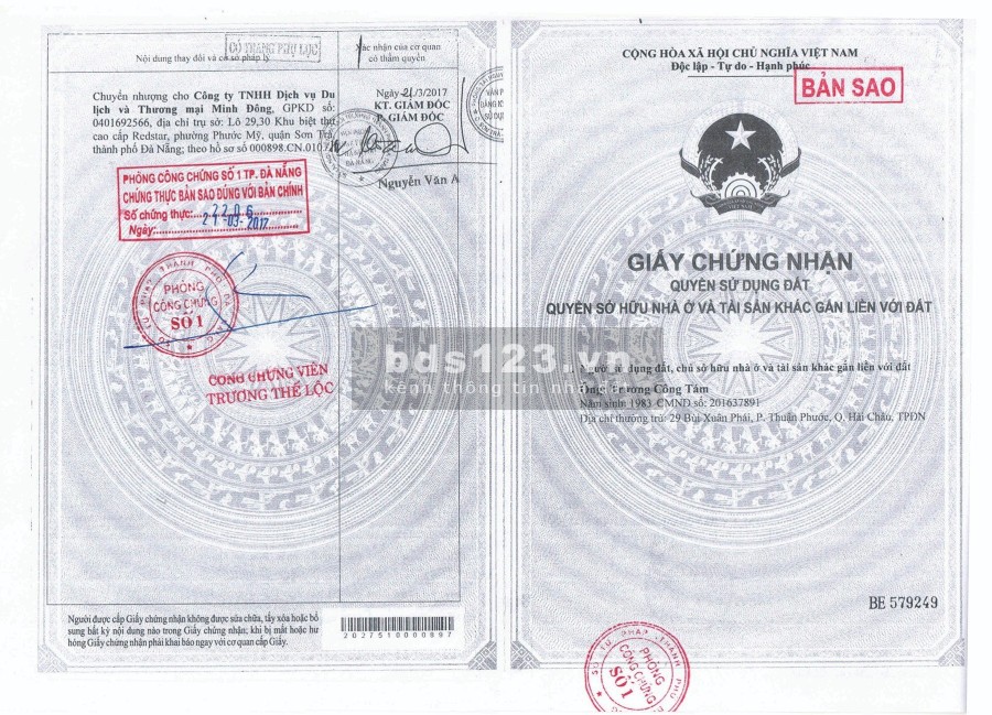 Bán căn hộ view biển đẳng cấp Đà Nẵng The 6Nature sổ đỏ chính chủ, pháp lý chuẩn