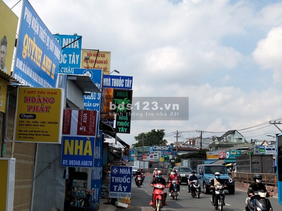Bán nhà Mặt tiền 446 Quốc Lộ 13 phường Hiệp Bình Phước TP Thủ Đức vị trí cực đẹp