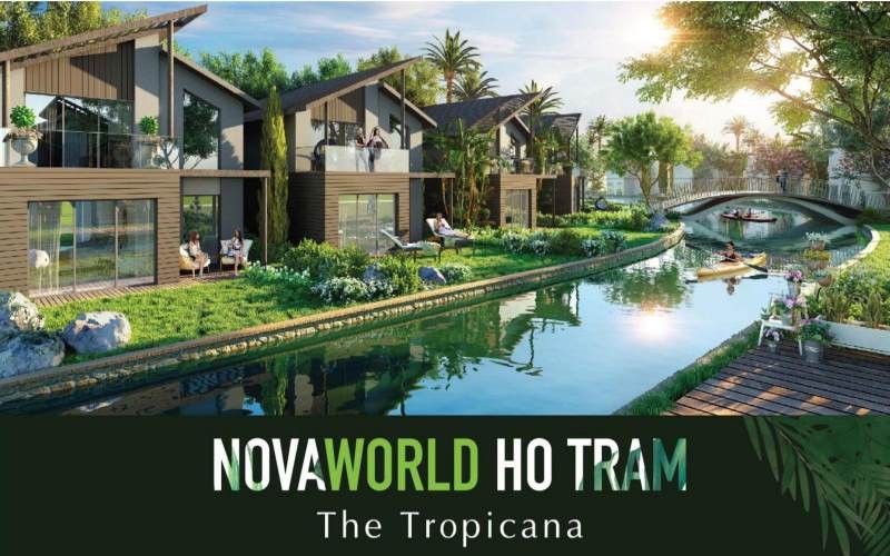 Bán nhanh nhà phố diện tích 6X20m Tropicaca – NovaWORLD Hồ Tràm giá bán chỉ 5tỷ