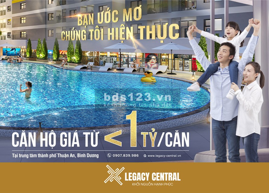 Tôi cần bán căn hộ 60m2 giá chỉ từ 900tr ngay trung tâm thành phố Thuận An