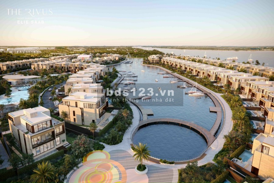 Siêu Dinh Thự The Rivus căn góc 3 mặt 760m2 giá 198tỷ. Bến du thuyền-Hồ bơi-Thang máy riêng mỗi căn