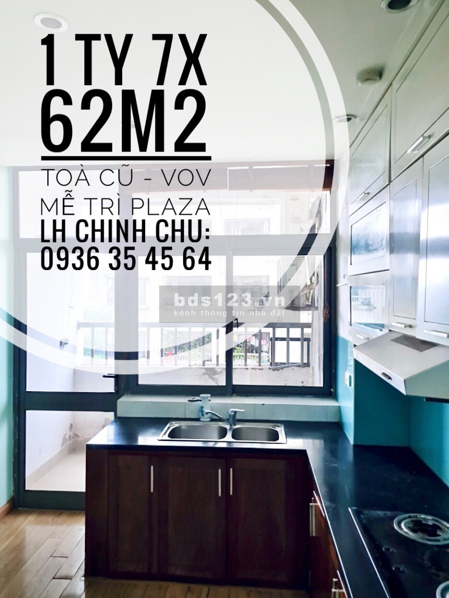 Bán gấp căn hộ Hà Nội VOV Mễ Trì Nam Từ Liêm, 62m2, 2PN, BC hướng Đông Nam LH chủ nhà 0936354564