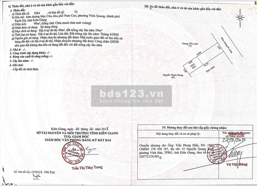 Bán nhà mới xây ngay trung tâm TP Rạch Giá khu vực an ninh, đông dân cư, giá tốt