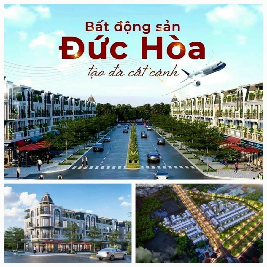 Dự án khu đô thị Rose Mall Đức Hoà Long An, giá tốt đầu tư sinh lời, pháp lý chuẩn
