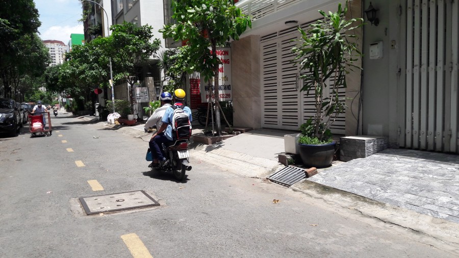 Chính chủ cho Thuê nhà An Phu An Khánh dt 80m2 3 lầu đường 14m vỉa hè rộng