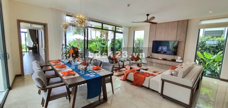 Suất Nội Bộ Từ Chủ Đầu Tư Villa Mặt Tiền Biển Chỉ 39.6 Tỷ(Gồm VAT & Full Nội Thất), TT 50% Nhận Nhà