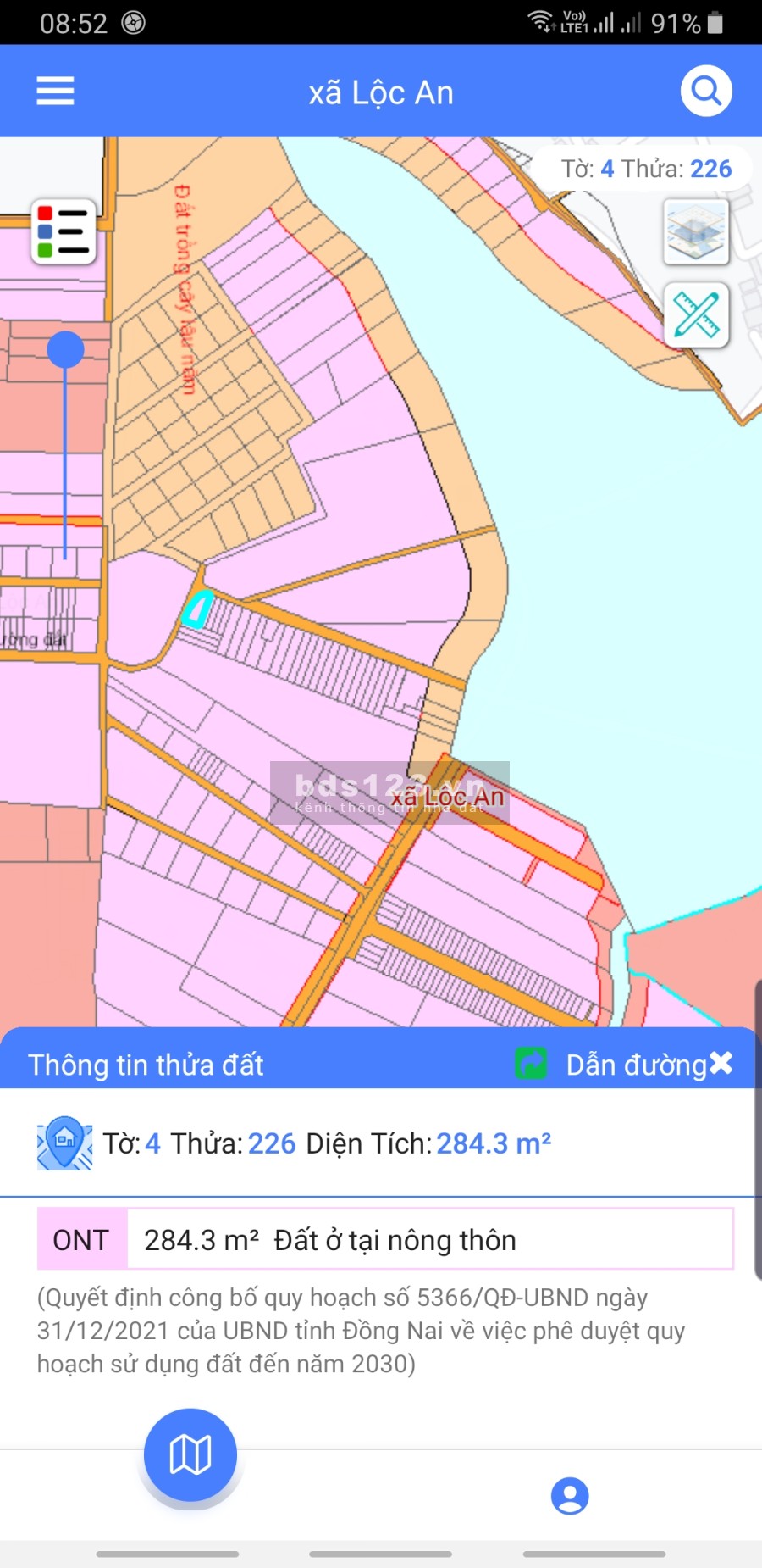 16n nền Tái Định Cư cách SB Long Thành chỉ 4km, view hồ ST Lộc An, khu nghỉ dưỡng, TC, SHR, giá rẻ