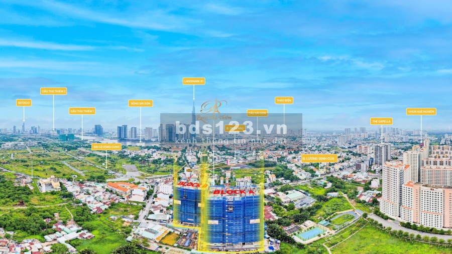 Căn Hộ Paris Thủ Thiêm liền kề KĐT Thủ Thiêm TT 1ty550 T10/2022 nhận nhà