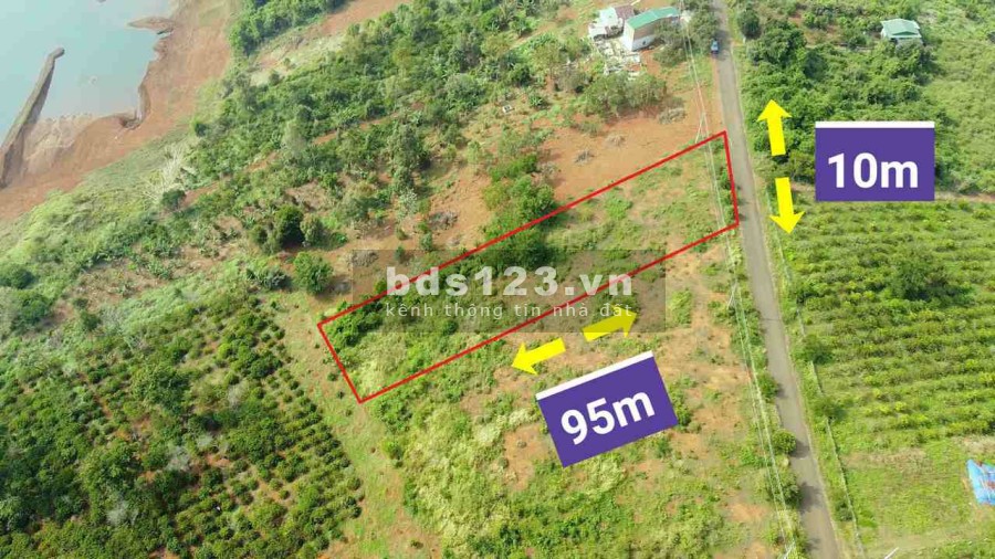 Bán nhanh lô đất 951m2 view hồ tại Đắk Nông, chỉ 1,5 tỷ, đã có sổ hồng riêng, sang tên ngay