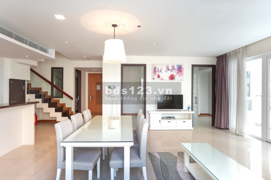Cho thuê căn hộ Duplex giá tốt Đảo Kim Cương dt 200m2, đầy đủ nội thất, lh 0938221611