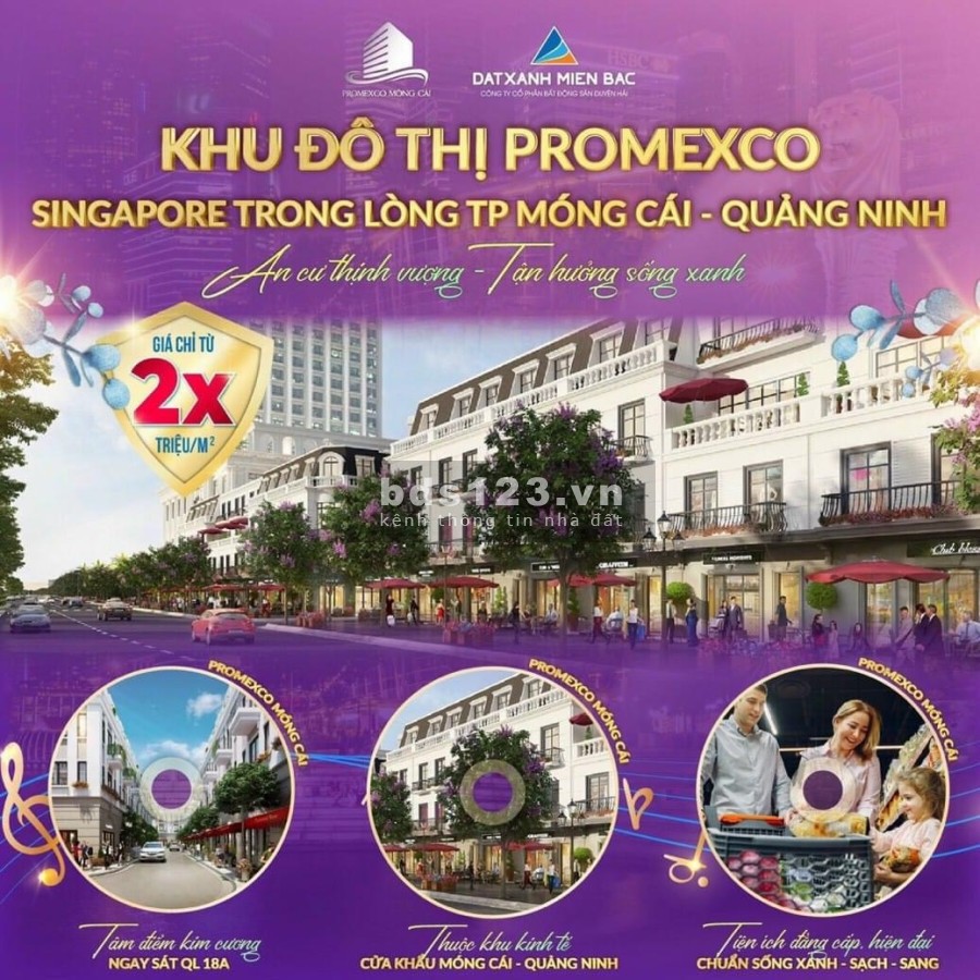 Khu đô thị Promexco Móng Cái siêu phẩm giá tốt đầu tư sinh lời, pháp lý chuẩn