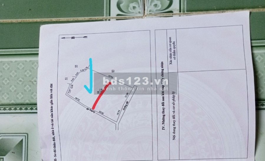 Bán 1038m đất Mỹ Hoà - Tân Lạc - Hoà Bình giá nhỉnh 900 triệu, pháp lý rõ ràng, bao sổ sách