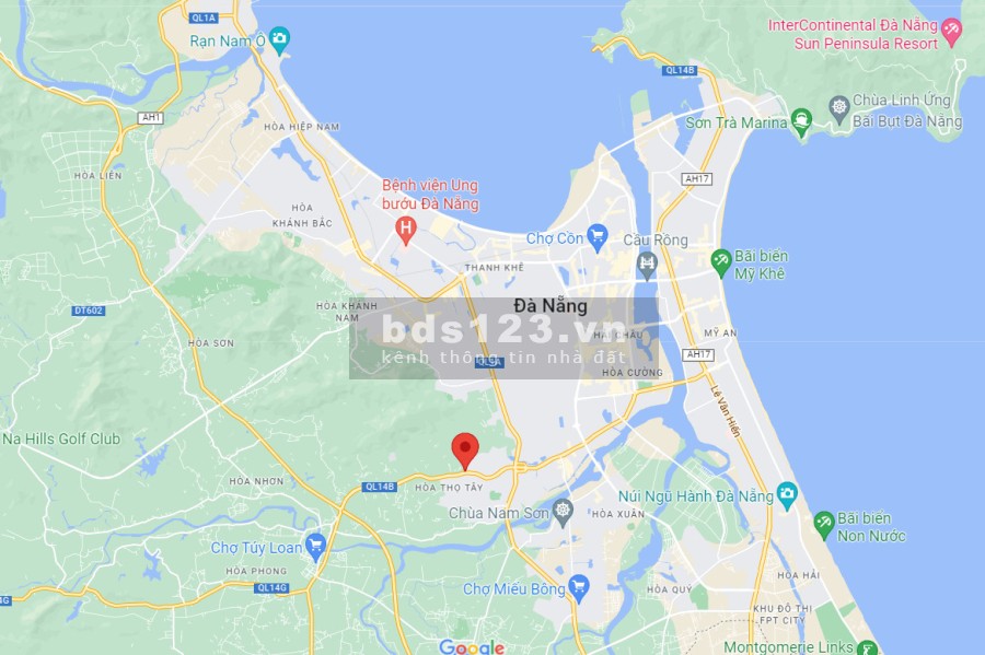 Bán Đất Mặt Đường 58 Đường Trường Sơn, Q Cẩm Lệ, ĐN - dự án trung tâm đăng kiểm xe cơ giới 43-03D